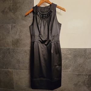 The Limited Beaded Haltered Cocktail & Party Dress